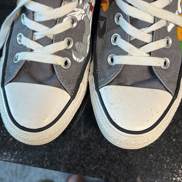 Converse Sneakers Bugs Bunny Looney Tunes Daffy Duck unisex women 8 men 6 - Picture 4 of 12
